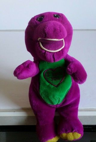 10 Inch Singing I Love You,  You Love Me Barney The Purple Dinosaup Plush