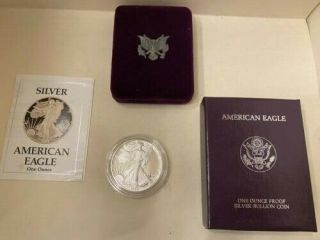1988 S American Eagle Silver Proof Dollar Coin - $1 - Us Proof