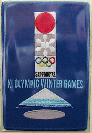 1972 Winter Olympics Xi Sapporo,  Japan Olympic Games Patch Willabee & Ward