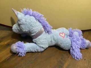 Dan Dee Large Floppy 25” Purple Unicorn Plush Toy/stuffed Animal