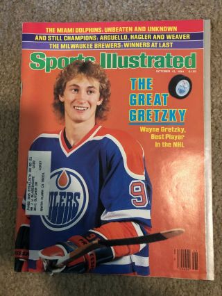 Sports Illustrated October 12,  1981 Wayne Gretzky Edmonton Oilers First Cover