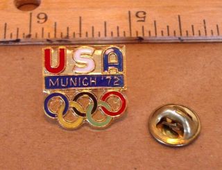Usa Pin From 1972 Munich Summer Olympics