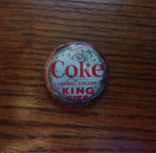 1968 KING SIZE COKE Willie Mays SAN FRANCISCO GIANTS Bottle Cap G17 2