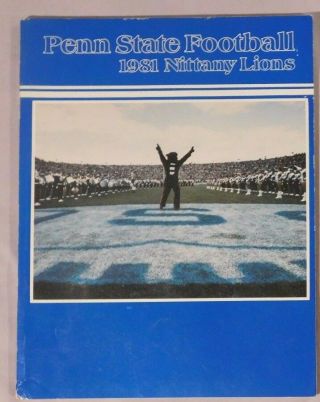 1981 Penn State Football Yearbook