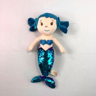 Dan Dee Collectors Choice Mermaid Plush Blue & Purple Swipe To Change Color 14in