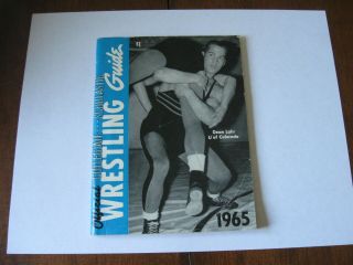 1965 Official Ncaa Wrestling Guide Book College Wrestlers Team Usa Oklahoma Etc