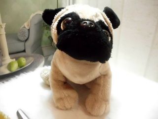 Ganz Webkinz Hs105 Lil Kinz Pug Puppy Dog Plush Stuffed Animal No Code
