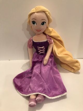 Disney Store Princess Tangled Rapunzel 20” Soft Plush Stuffed Doll