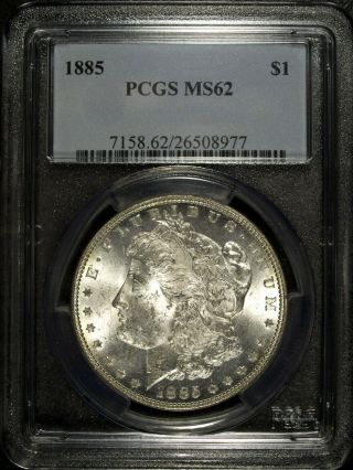 1885 P Pcgs Ms 62 Morgan Silver Dollar ☆☆ Uncirculated ☆☆ Great Set Filler 977