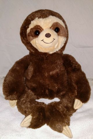 Plush Brown Sloth By Hug Fun,  16 Inches