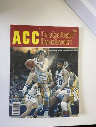 Acc Basketball Handbook 78 - 79 Duke Cover