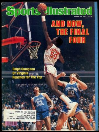 Si: Sports Illustrated March 30 1981 Ralph Sampson Basketball Virginia Cavaliers
