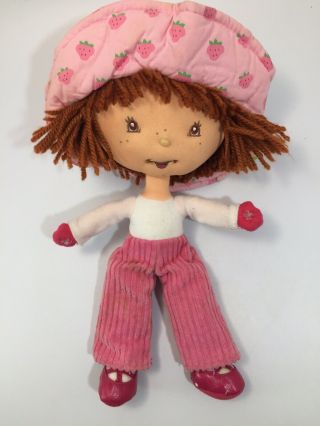 12 " 2004 Strawberry Shortcake Doll Girl Stuffed Animal Plush Toy Bandai