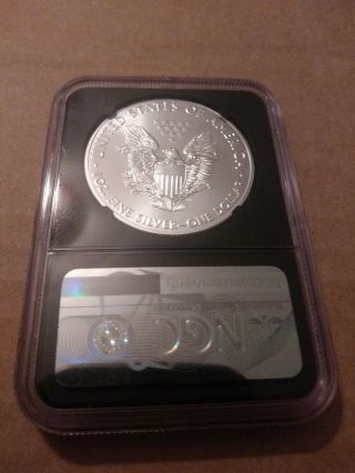 2021 Type 1 (W) Heraldic Eagle Trump Label NGC MS69 American Silver Eagle 2