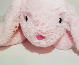Dan Dee Plush Floppy Pink Lop Ear Bunny Rabbit 13 " Stuffed Animal Polka Dot