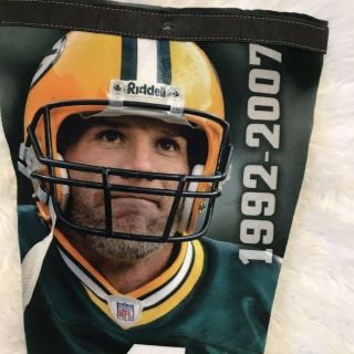 Brett Favre 1992 - 2007 Face Pennant And Car Flags Packers 4 Vintage Rare 2