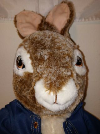 Dan Dee Peter Rabbit Large Plush 2020 Movie Easter Bunny Sitting