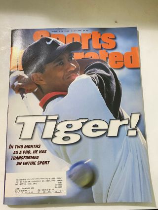 Sports Illustrated October 28,  1996 Tiger Woods
