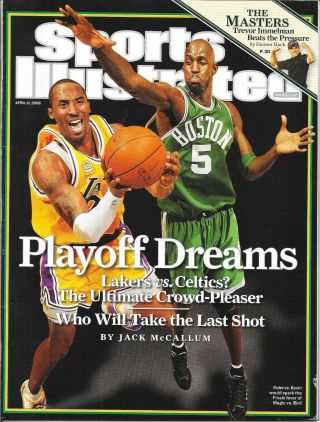 Sports Illustrated 2008 Kobe Bryant Lakers Kevin Garnett Boston Nr No Label