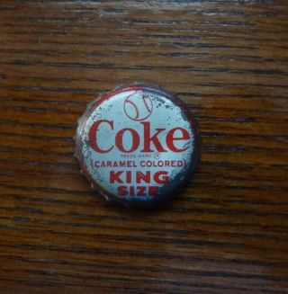 1968 KING SIZE COKE Hank Aaron ATLANTA BRAVES Bottle Cap B3 2