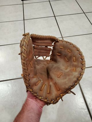 Vintage - Stan Musial Montgomery Ward Rht Baseball Glove Model 60 21224 Hof 11 "