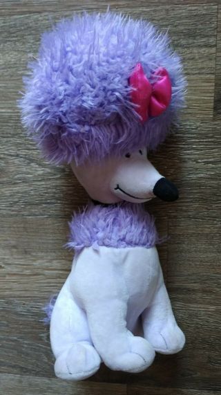 12 " Kohls Cares Plush Cleo Clifford Purple Poodle Dog Stuffed Animal