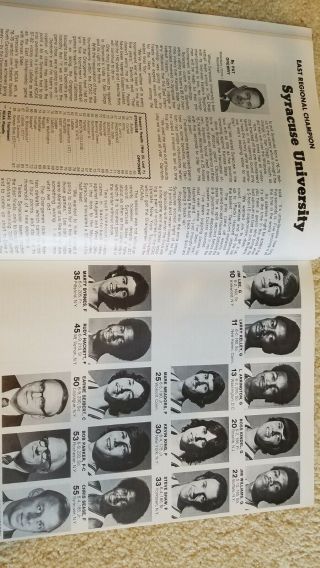 1975 NCAA Mens Basketball Championship Game Program 2
