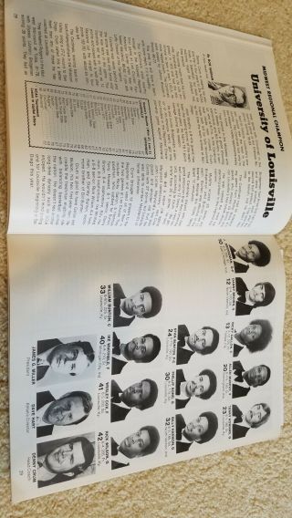 1975 NCAA Mens Basketball Championship Game Program 3