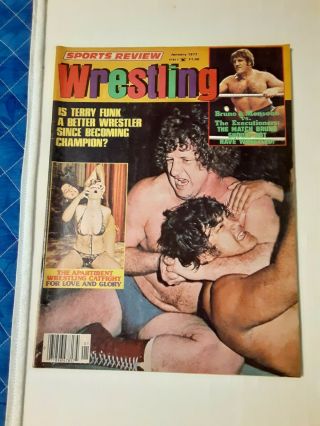 Sports Review Wrestling Jan.  1977