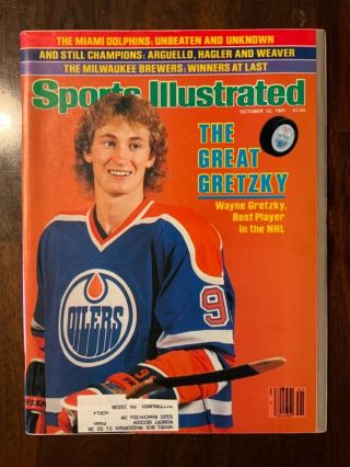 Sports Illustrated October 12 1981 Wayne Gretzky Edmonton Oilers First Cover