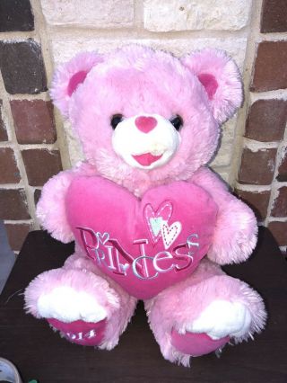 Dan Dee Sweetheart Pink Princess 2014 Teddy Bear Plush Stuffed Animal Toy