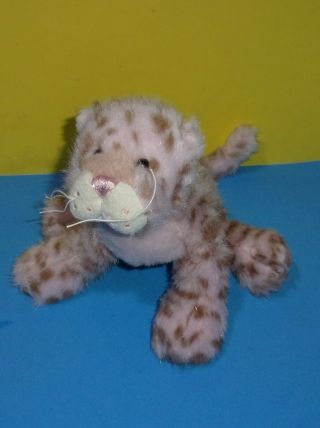 Ganz Webkinz Strawberry Cloud Leopard Plush Stuffed Animal Spotted Cat No Code