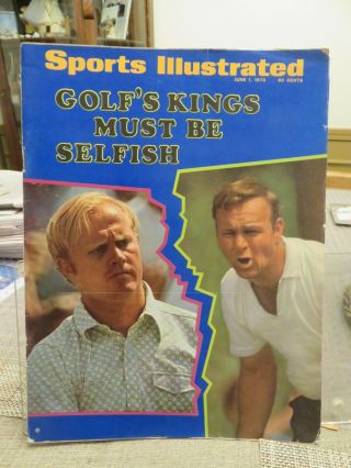 Sports Illustrated June 1,  1970 (golfers Nicklaus And Palmer On The Cover)