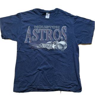 Vintage 1995 Houston Astros Mlb Logo 7 T Shirt.  Size Large L