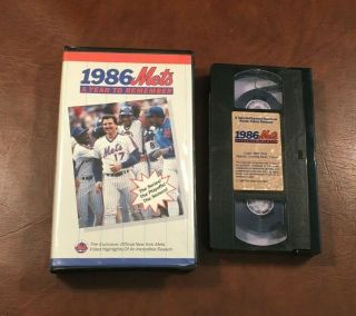 1986 York Mets Baseball Vhs Tape " A Year To Remember " Darryl Strawberry