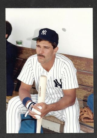 1987 Don Mattingly Yankees 3 - 1/2 X 5 A/s Game Snapshot Photo 43