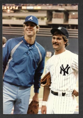 1985 Don Mattingly Yankees 3 - 1/2 X 5 A/s Game Snapshot Photo 55