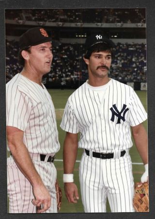 1985 Don Mattingly Yankees 3 - 1/2 X 5 A/s Game Snapshot Photo 57
