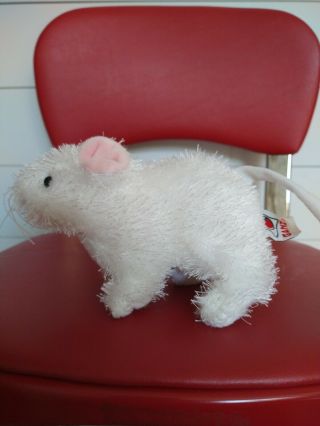 Ganz Webkinz Lil " Kinz White Mouse Animal Stuffed Plush Toy Hs207 6 "