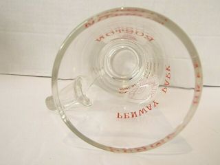Boston Red Sox Fenway Park Beer Mug Clear Glass With Red Lettering 6 