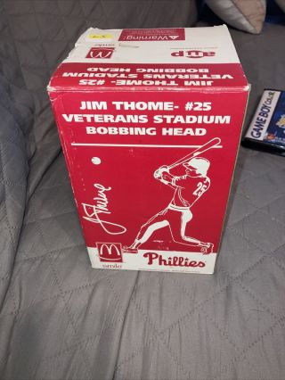 Jim Thome Philadelphia Phillies Bobble Head 2003 Sga Bobblehead Veterans Stadium