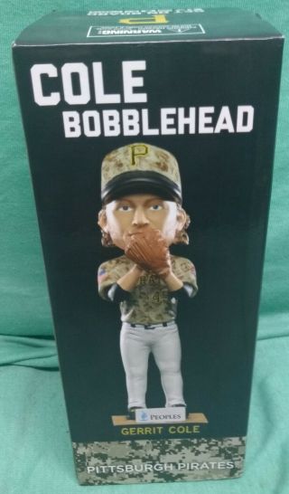 Pittsburgh Pirates Gerrit Cole Bobble Head - - Pnc Park Giveaway 2016