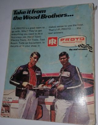 1972 NASCAR Record Book Auto Racing Stock Car Racing 2