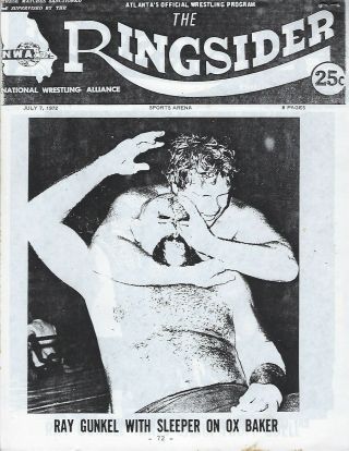 Wrestling Facts Fanzine In memoriam to RAY GUNKEL 50s 60s 70s Ring Record 2