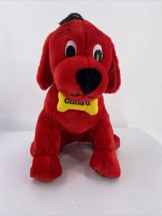 Kohls Cares Clifford The Big Red Dog Plush 14” Sitting Puppy Stuffed Animal 2003