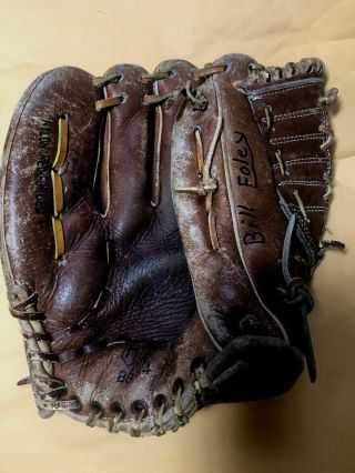 Vintage Regent Bobby Shantz Bg 34 Right Hand Leather Baseball Glove Lht