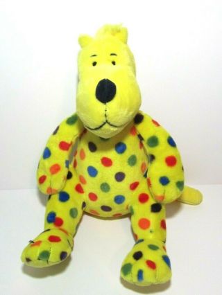 Dr Seuss Put Me In The Zoo Dog Yellow Polka Dot Plush Stuffed Animal Lovey