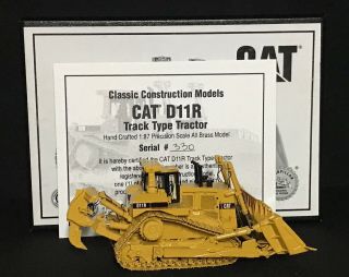 Ccm Cat D11r Track Type Tractor 1:87 Scale All Brass Serial 330/711 Nos Le