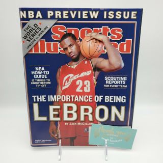 Sports Illustrated Oct 27 2003 Lebron James Cleveland Cavaliers Rookie Nba