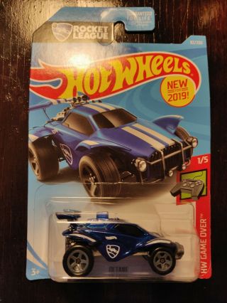 Hot Wheels Rocket League Blue Octane Hw Game Over (1/5) Mattel 2019 Rare